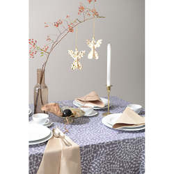 Скатерть 180x260 Tkano Scandinavian touch Спелая смородина сиреневая