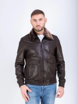 Куртка кожаная из натуральной кожи