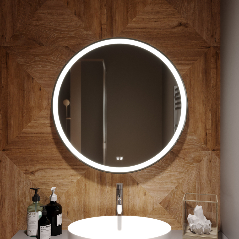 Зеркало MIXLINE "Перла Нео" RGB D770 сенсорный выключатель, МУЛЬТИ-ЦВЕТ