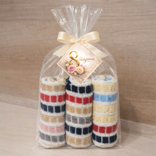 Подарочный набор "Клетчатое трио" в пакете