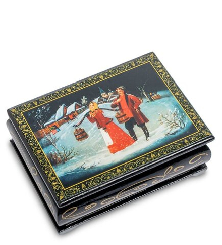 Народные промыслы ШК-11/51-D Шкатулка в технике декупаж (6х9х4)