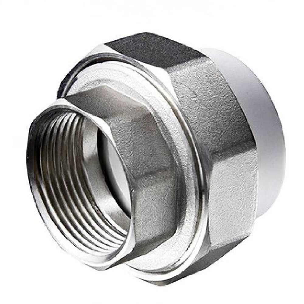 Муфта РР разб. 40*1" вн. белый (Tim)