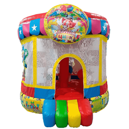 Детский надувной батут "Шатёр цирка" 4*4*3,4 м