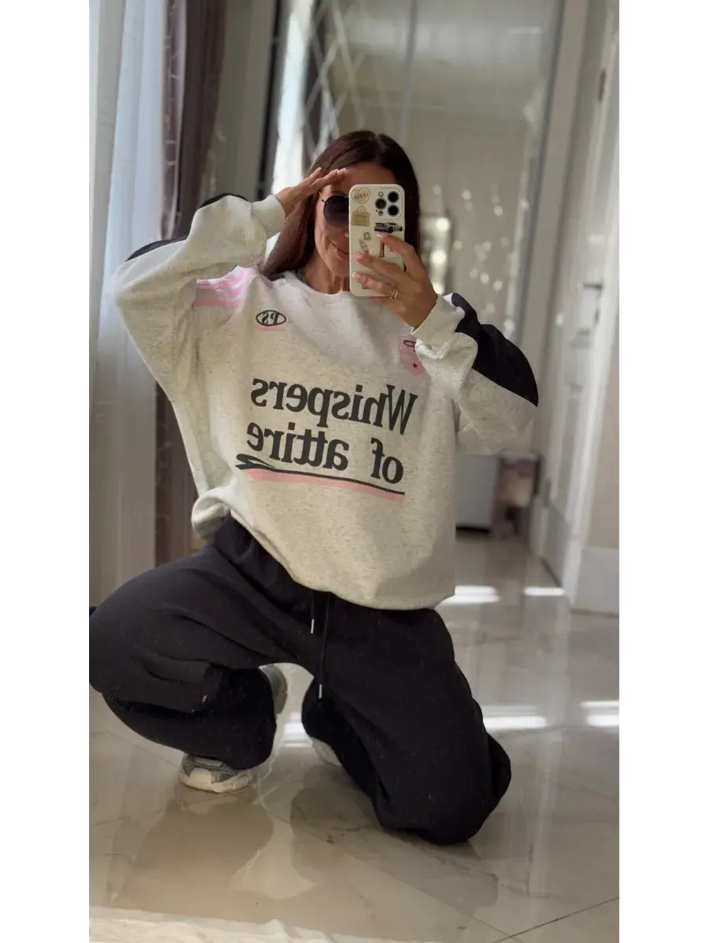 Костюм ATTIRE спортивная двойка свитшот с брюками