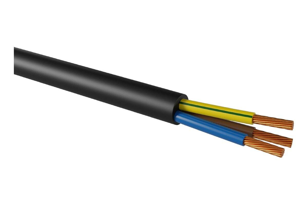 Кабель КГтп-ХЛ 3х1,5-0,66 ГОСТ на катушке (100м) TDM SQ0110-0175