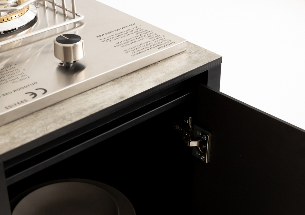 Барбекю комплекс Lounge F-106SGP, 3 м, черный/серый каспий