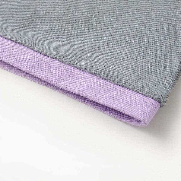 Футболка Love серая / пурпурная - фото 7