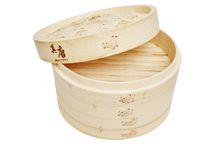 Пароварка бамбуковая Real Tang Bamboo Steamer 2 яруса 21 см