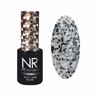 Nail Republic Камуфлирующая база Stone crumb №51, 10мл