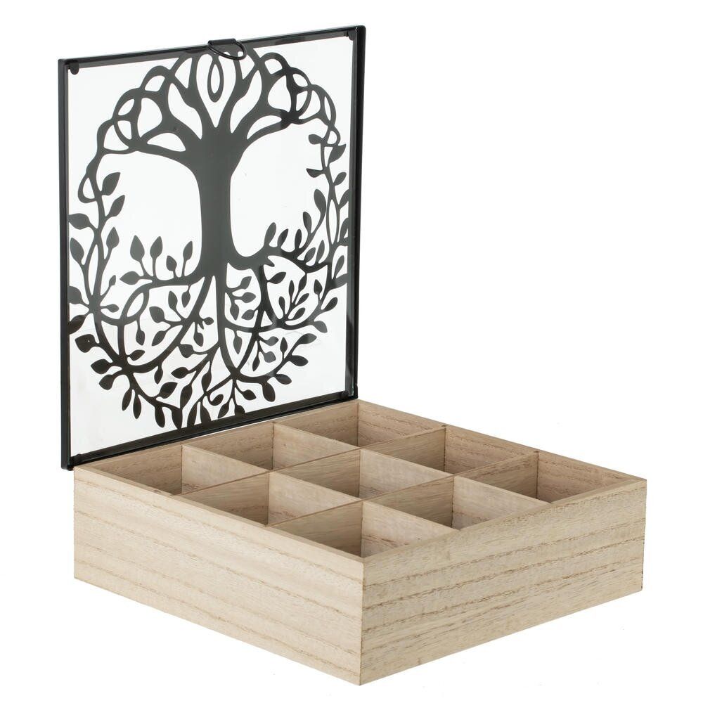 GAEM Шкатулка для чайных пакетиков, L24,5 W24 H7,5 см