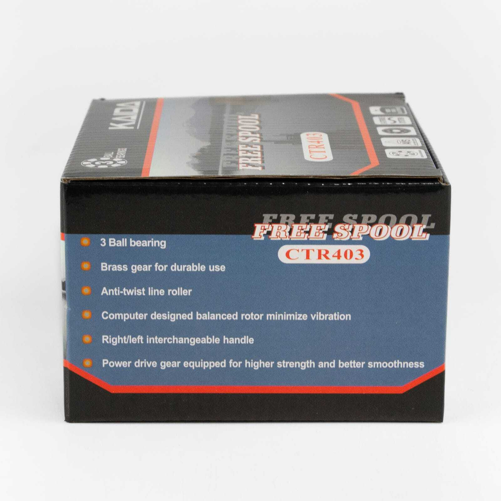 Катушка безынерционная Kaida CTR 403-3BB (4000, 3BB, пласт. шпуля)