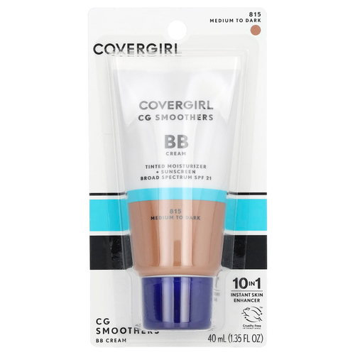 Covergirl, CG Smoothers, BB-крем, SPF 21, оттенок 815 от среднего до темного, 40 мл (1,35 жидк. унции)