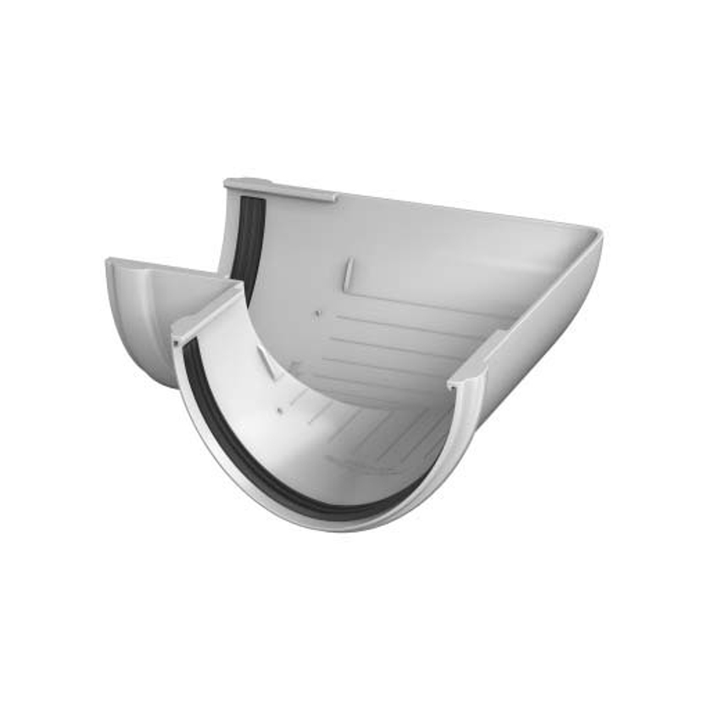 VERAT УГОЛ ЖЕЛОБА 90°, БЕЛЫЙ ШТ