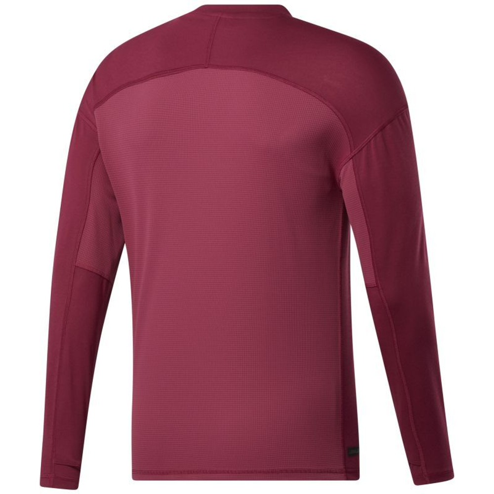 Мужская теннисная футболка теннисная Reebok Les Millis LS Tee M - Розовый