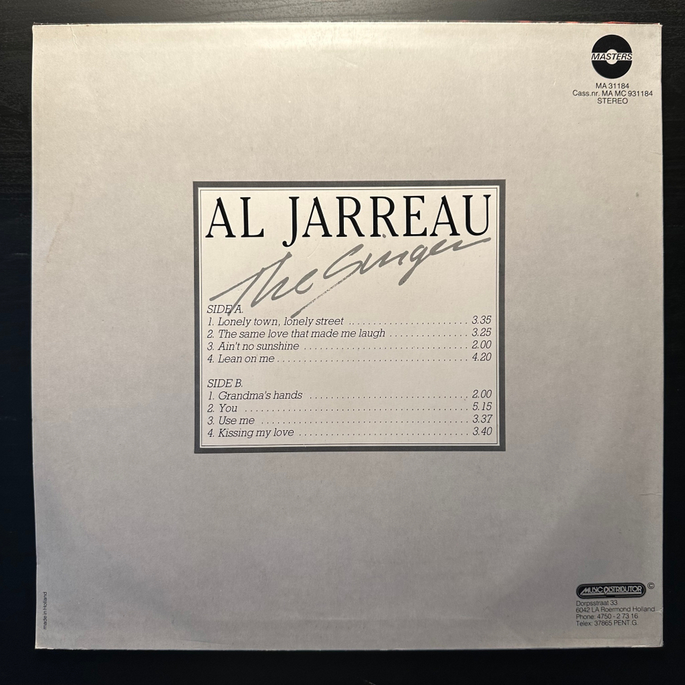Al Jarreau - The Singer (Голландия)