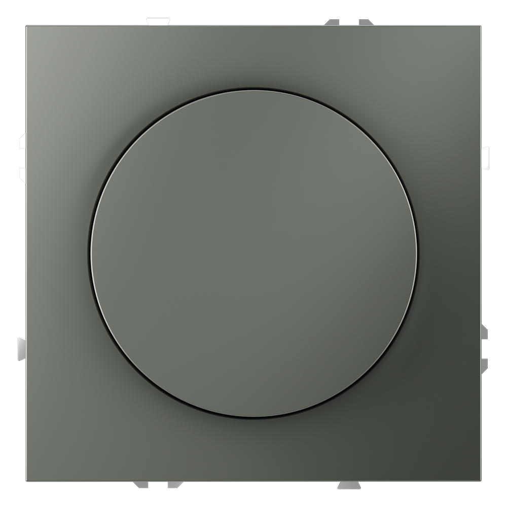 Светорегулятор встраиваемый VOLTUM S70 поворотно-нажимной 600 Вт, (титан)