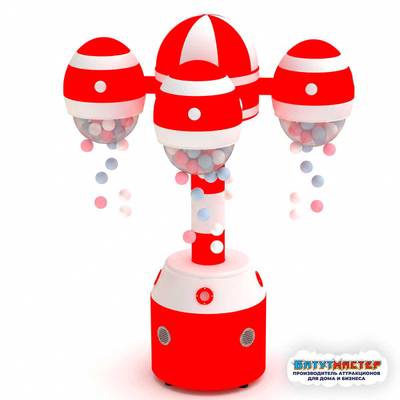 Шаропад для игровой комнаты «Клубничный взрыв», 2×2×2,2 м