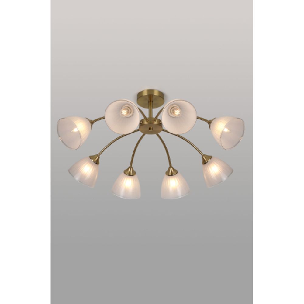 Люстра Rivoli Debra 9189-308 8хЕ27 60 Вт модерн | Rivoli