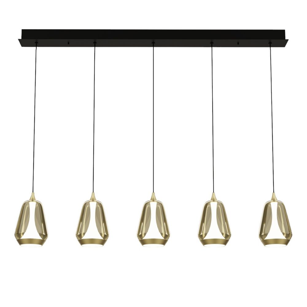 Подвесной светильник MD24001011-5B brass/champagne