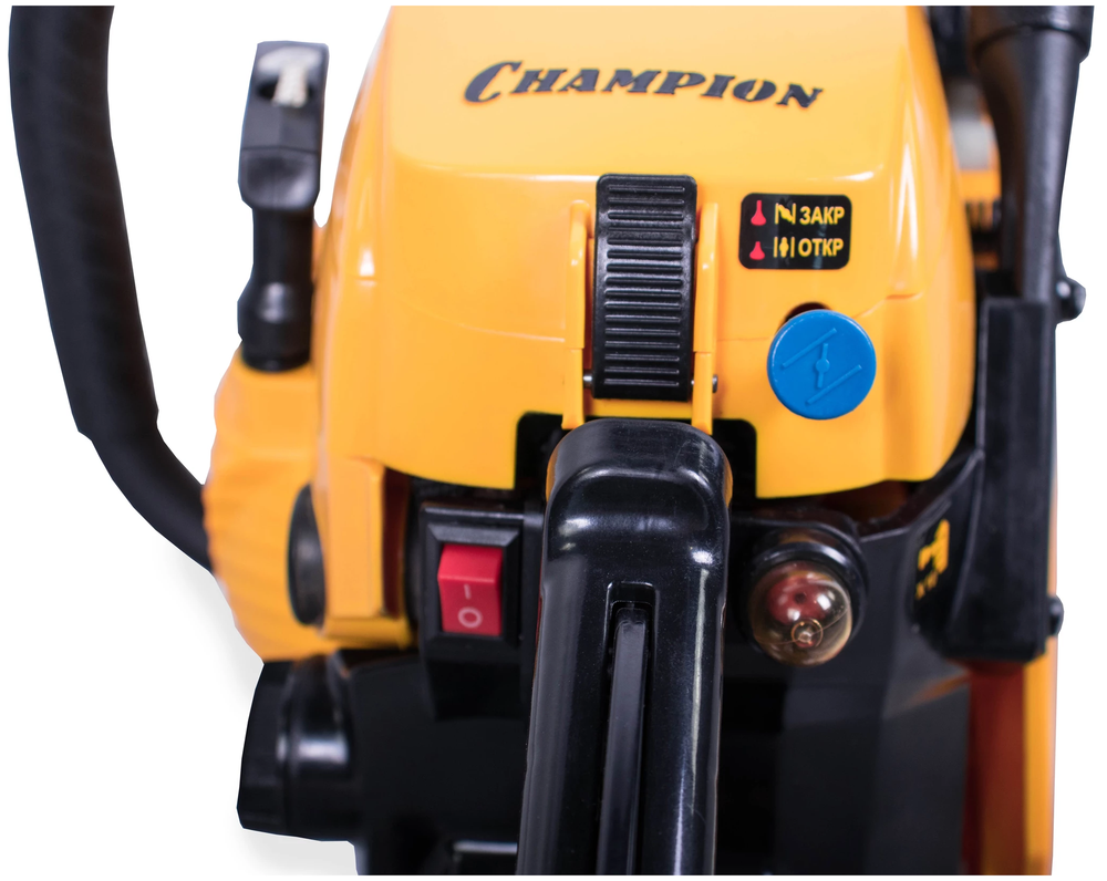 Бензопила CHAMPION 237-16"-3/8-1,3-56 (1,5кВт 37,2 см³ легкий старт 4,7кг)