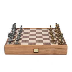 Шахматы классические 35х35см Manopoulos Wooden Chess фигуры в деревянной коробке
