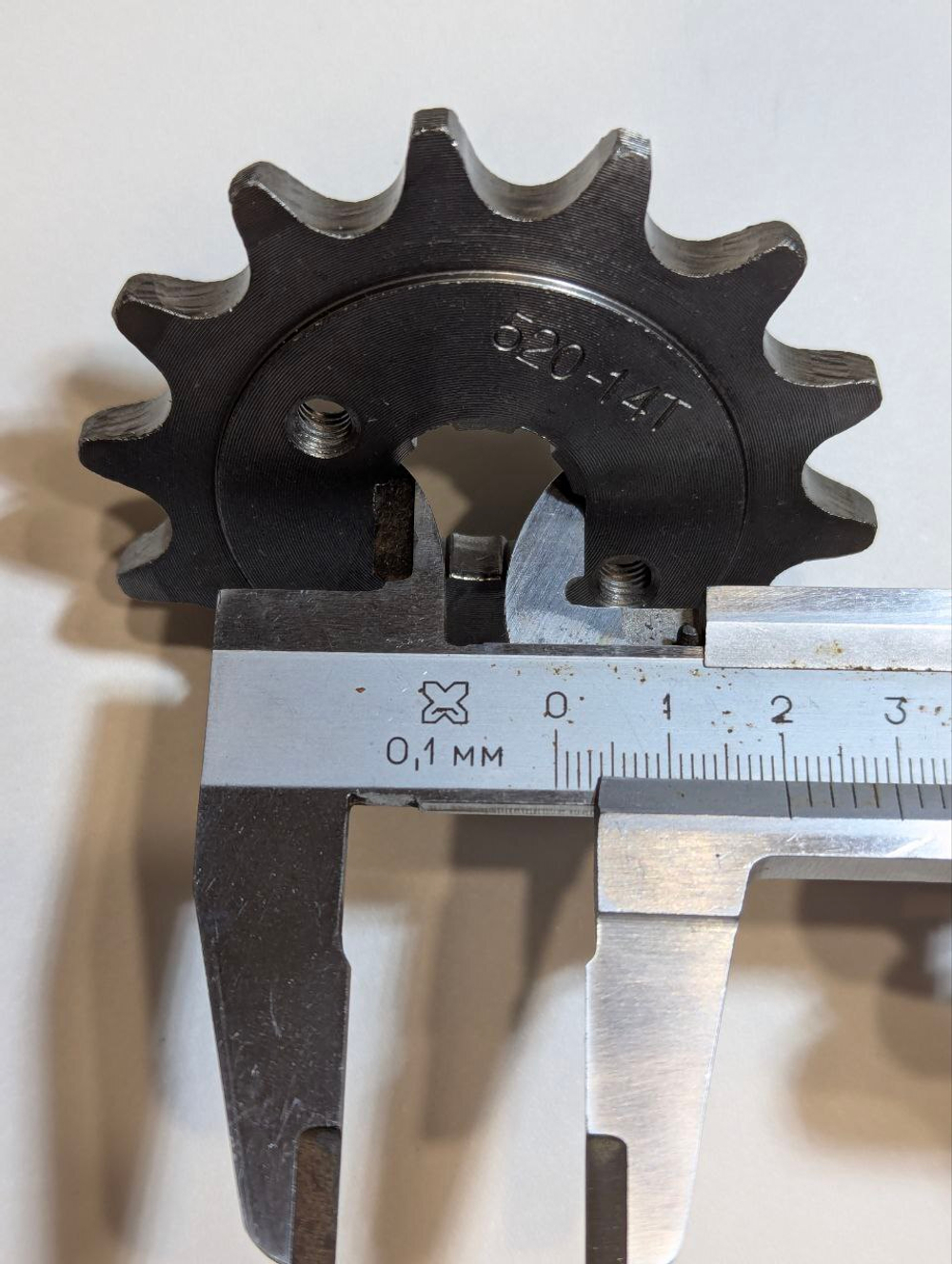 Звезда ведущая для эндуро, квадроцикла (520-14Т) 20мм сталь