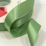 Лента Атласная 2,5см х 110м Полиэстер класс А (Зеленый)