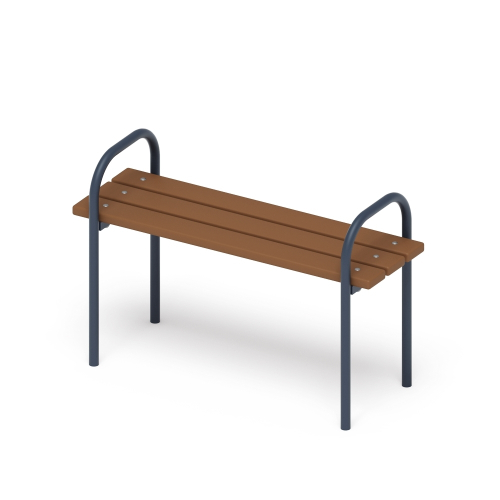 Скамья с поручнем