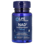 Life Extension, регенератор НАД и клеток, 100 мг, 30 вегетарианских капсул