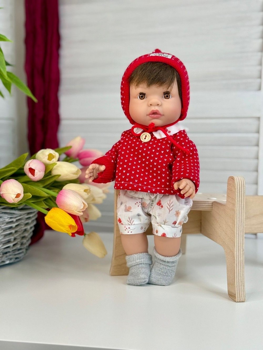 Кукла Nines виниловая 37см JOY в пакете (1020K)