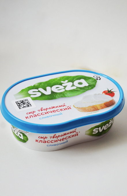 Сыр творожный Sveza Сливочный 60% 150г