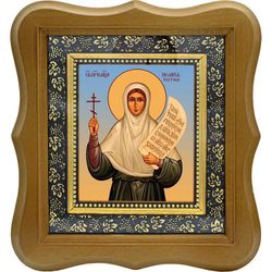 Пелагия (Тестова) преподобномученица, инокиня. Икона на холсте.