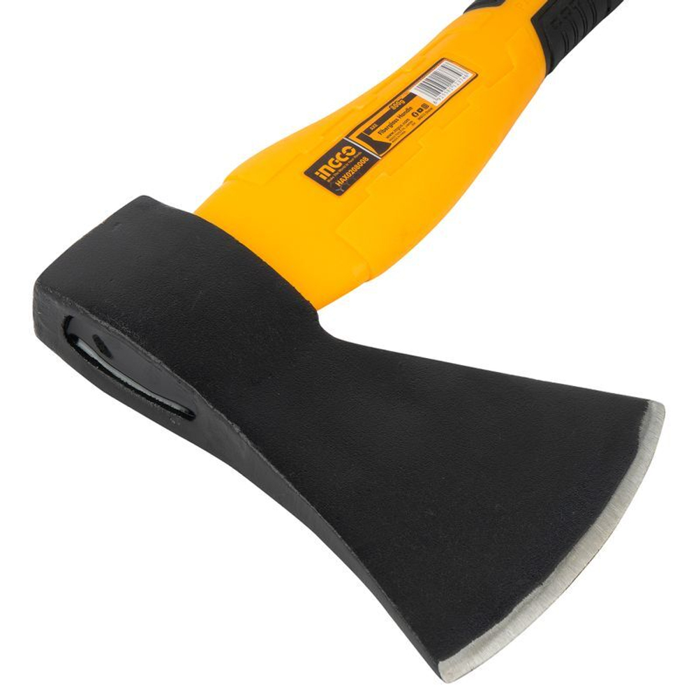 Топор 800 гр фиберглассовая рукоятка 390 мм INGCO