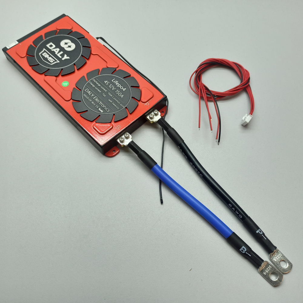 Бмс плата 12 вольт LiFePo4 BMS daly 4s12v 150A