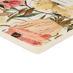 Bloknot \ Блокнот \ Notebook Тетрадь А5 из экокожи, "Флора. Цветочная страсть" 60 л. клетка