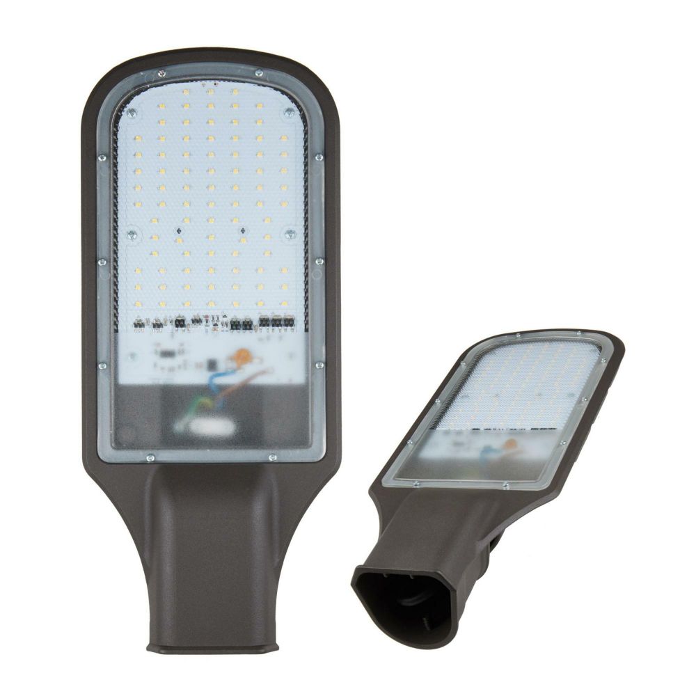 ULV-R22H-70W/6500K IP65 GREY Светильник светодиодный уличный консольный. Дневной белый свет (6500K). Угол 110 градусов. TM Uniel