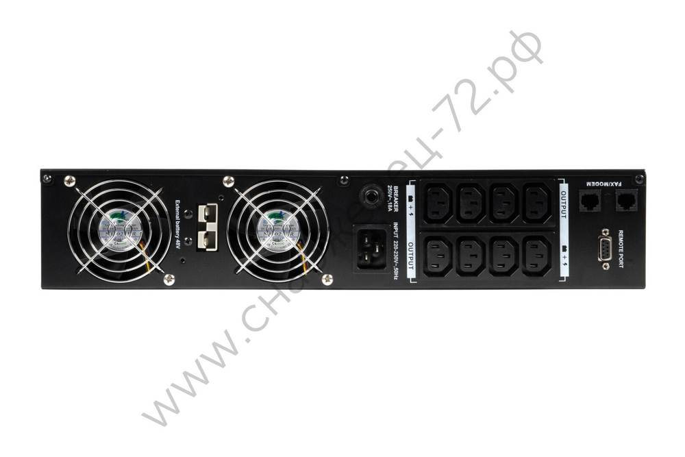 RAPAN-UPS 2000-RACK-IN-4X9-E ИБП 1400 Вт, Line-interactive, синус, встроенные АКБ 4 шт.x 9Ah