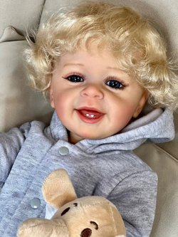 Кукла Реборн виниловая 55см в пакете (FA-012FVA)