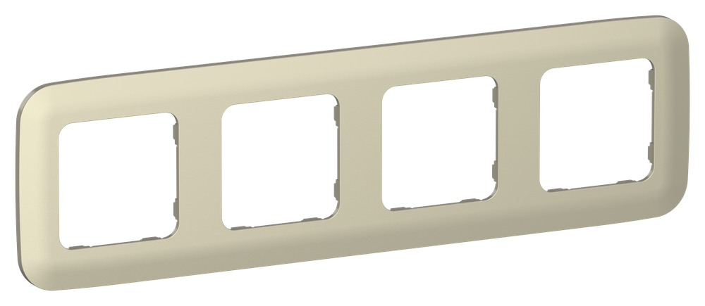 FLITE Рамка 4-местная РУ-4-А-ФлШ шампань IEK