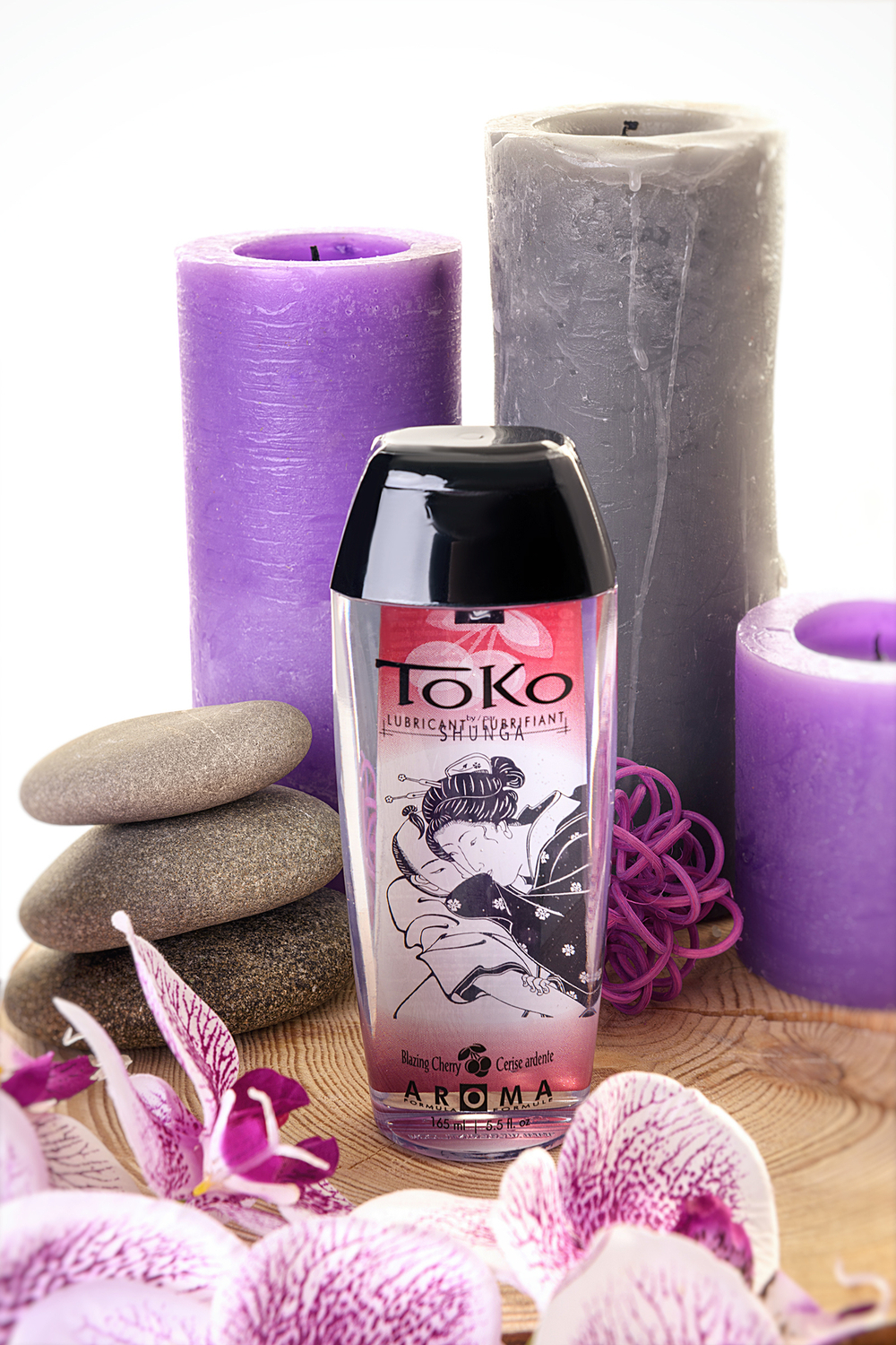 Shunga Toko Aroma на водной основе, вишня, 165 мл