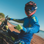 Перчатки DF ENDURO Blue-Green