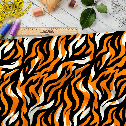 Ткань Ниагара Софт фантазия на тему тигриных полосок