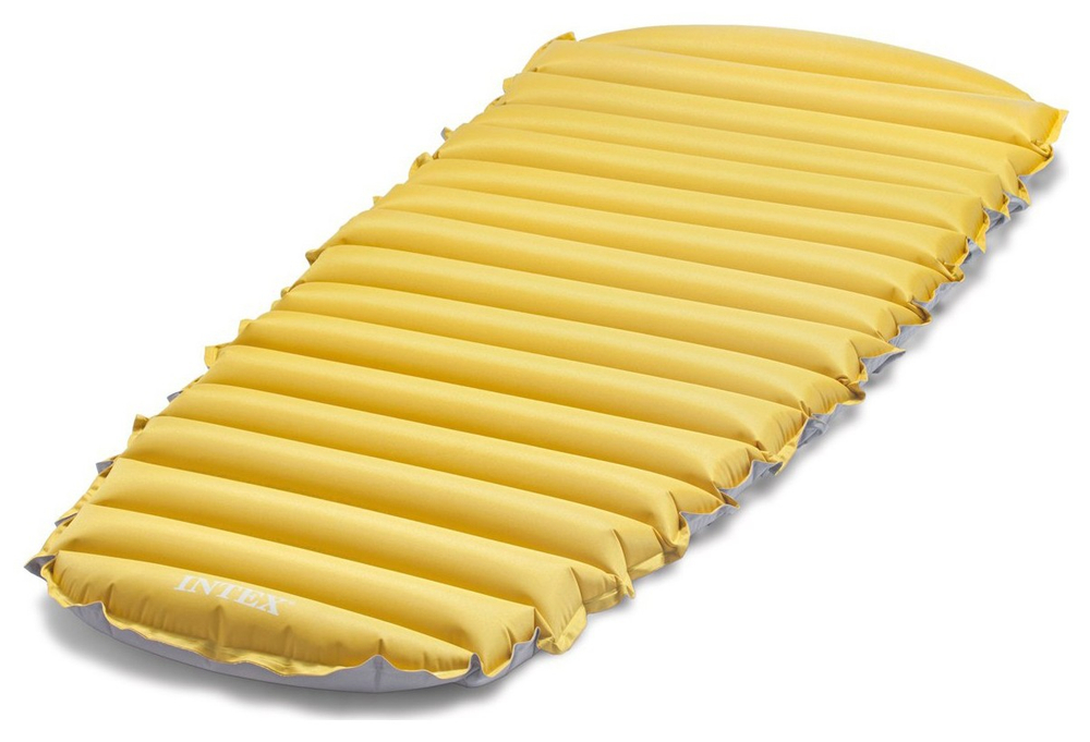 Надувной туристический матрас Intex 76х183х10 см.