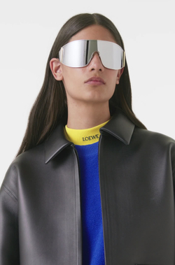 Loewe Солнцезащитные очки Speed ​​Mask, золотой/серебряный