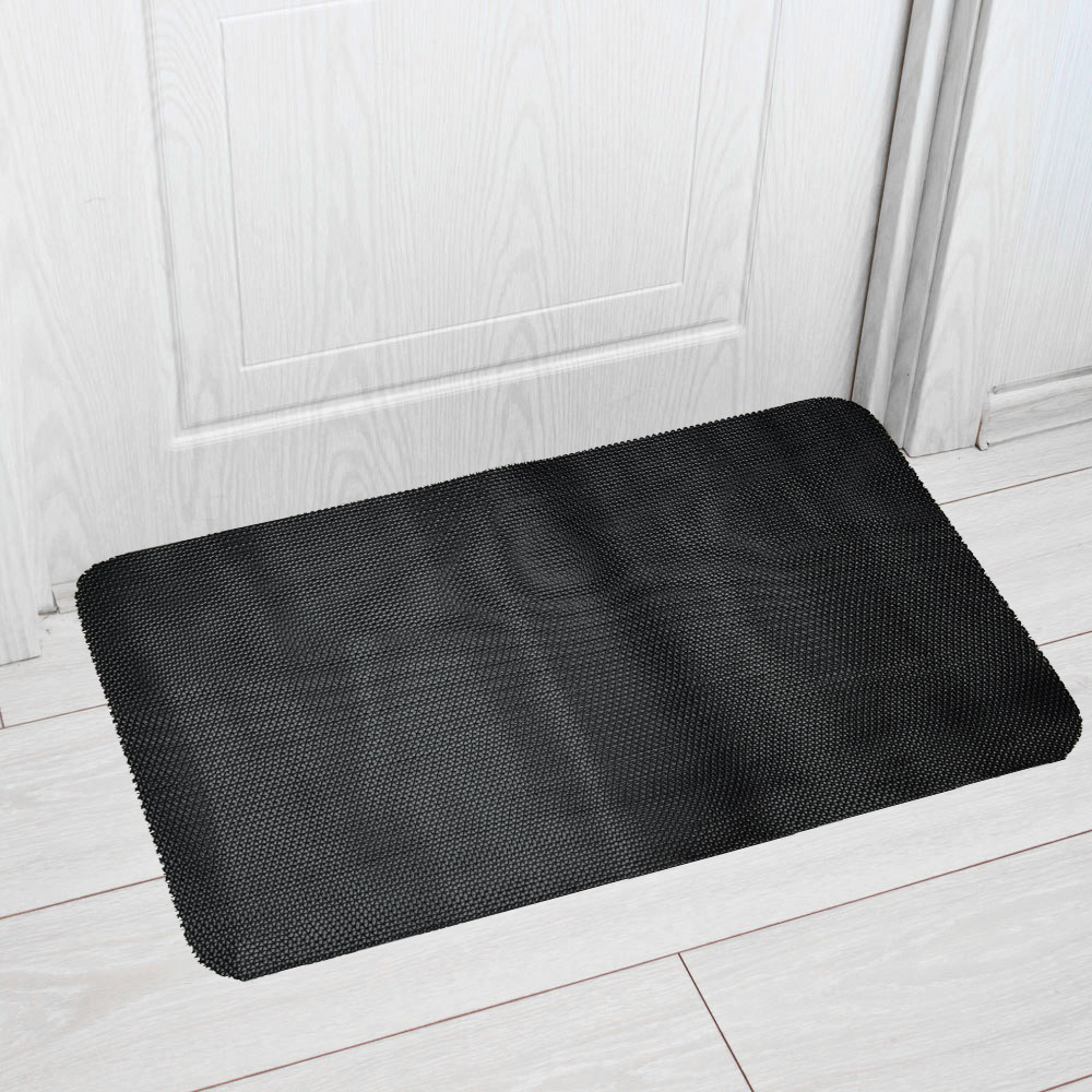 Коврик 60*90см противоскользящий, ПВХ S-mat Zig Zag, черный