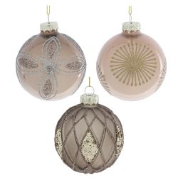 GAEM Набор из 12шт Украшение новогоднее "Шар", D 8 см, L35 W25 H9 см