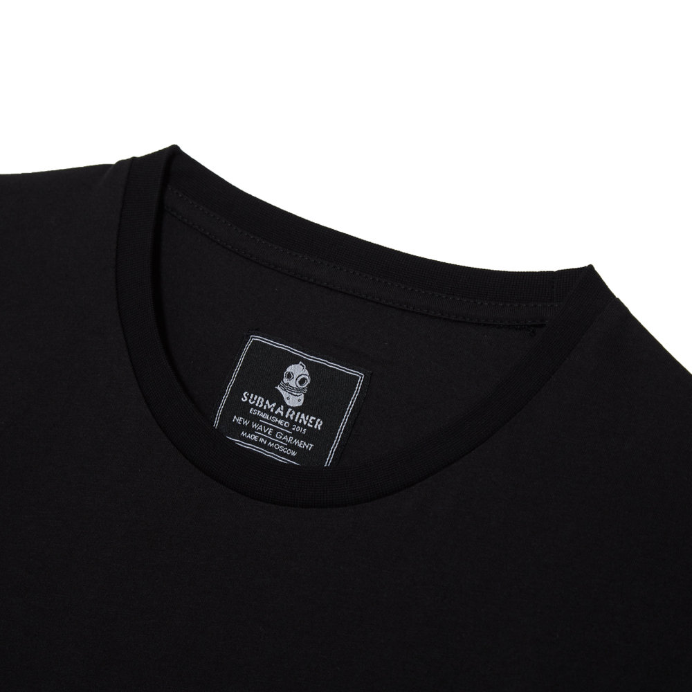 Black TSHRT Military Pocket OIL Reflective