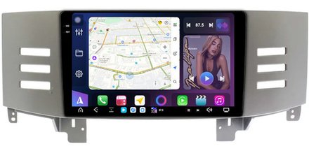 Магнитола для Toyota Mark X 2004-2009 (правый руль) - FarCar GX9-9120 монитор 9.5" 2K QLED на Android 14, TS20, 6+128Гб, CarPlay, 4G SIM-слот