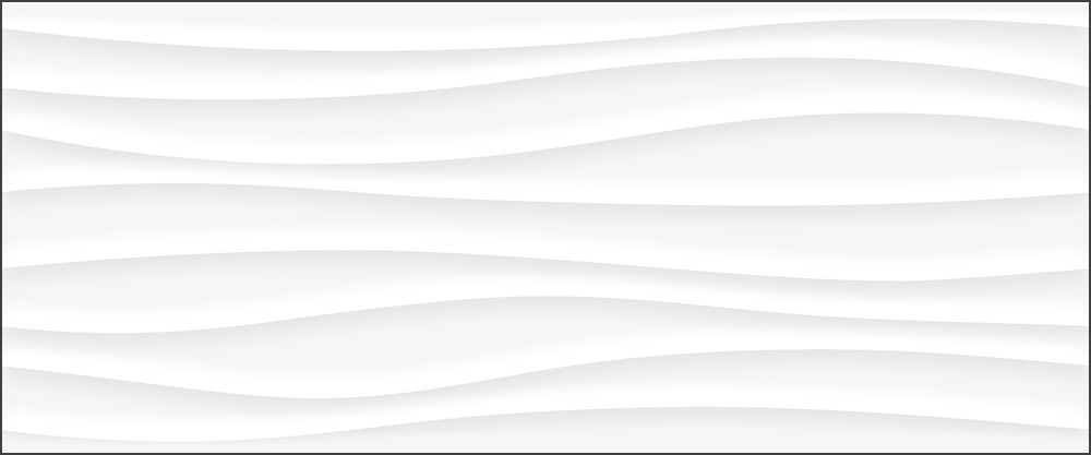 10100001346 Плитка облиц. White Planet_GT Бел. 60*25 (волна)