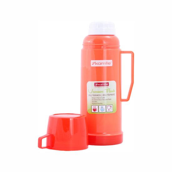 Термос 450 мл. со стеклянной колбой Kamille KM 2070 пластиковый корпус